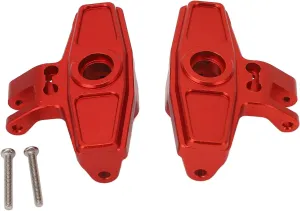 EVTSCAN RC Car C Hub Carrier Aluminum Alloy Caster Block for UD1002se SG1002 1/10 Desert Off Road Truck (Red)