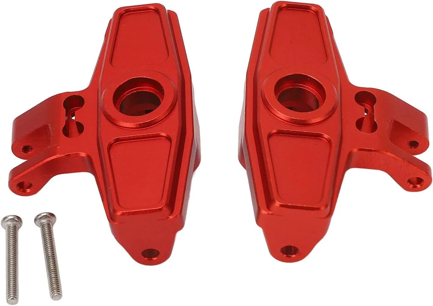 EVTSCAN RC Car C Hub Carrier Aluminum Alloy Caster Block for UD1002se SG1002 1/10 Desert Off Road Truck (Red)