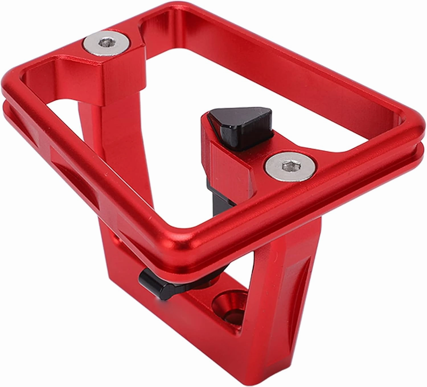 EVTSCAN Front Bike Carrier Adapter, Lightweight Aluminum, Easy Installation, Versatile Compatibility, for Folding Bikes, Brompton, Dahon, Motocross (Red)