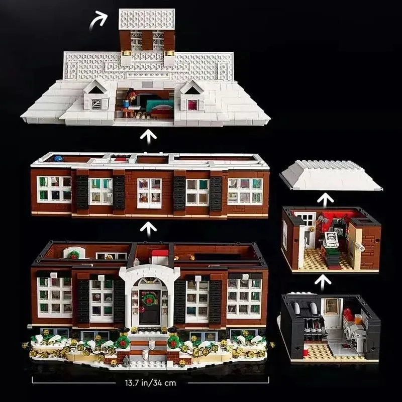 Expert Creator Idea MOC Home Alone House Bricks Toys EU