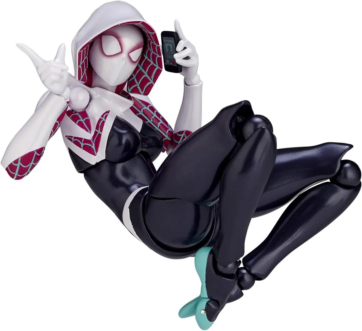 figure complex AMAZING YAMAGUCHI Spider-Gwen approx. 6.1in (155 mm) ABS & PVC Pre-painted Action Figure Revoltech