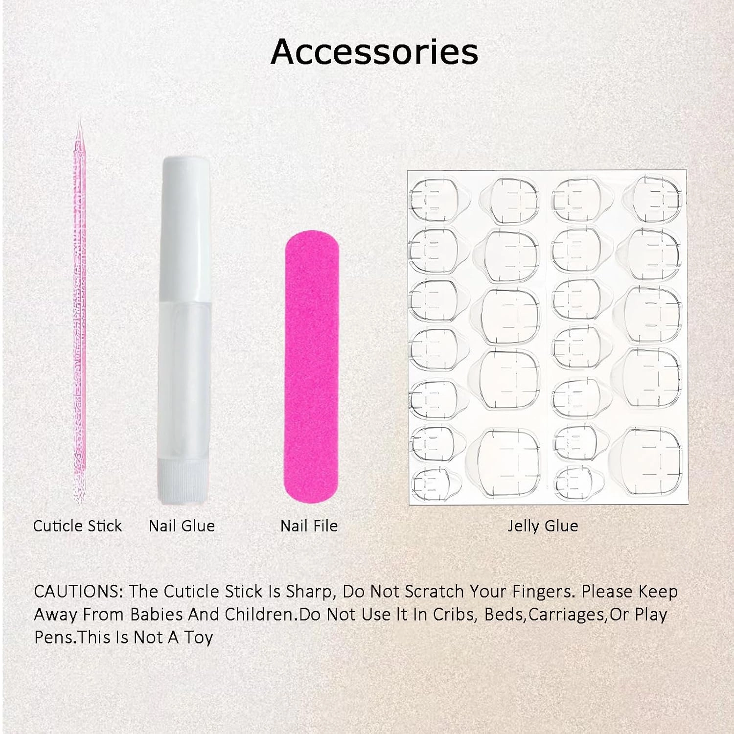 FORBELOVED NAILS,Luxury Silver-Blue Crystal Handmade Press On Nails,Long Stiletto Stick On Nails,Shiny Full Covered Gems,Charming False Nails For Women And Girls,10Pcs/Set With Glue,(Blue-S),FOB