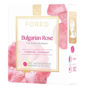 FOREO UFO Activated Mask Treatment for Anti-Aging, Bulgarian Rose, 0.21 Ounce (Pack of 6)