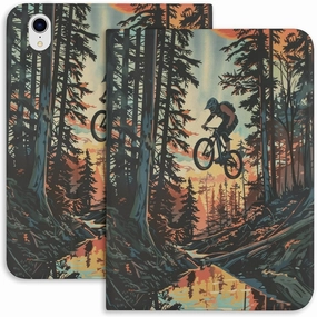 Forest Off-Road Riding Case for iPad iPad mini 5/4/3/2/1(7.9- Inch) iPad mini 6 (8.3-inch, 2021) with Pencil Holder, Protective Case with Soft TPU Back, Auto Sleep/Wake Cover