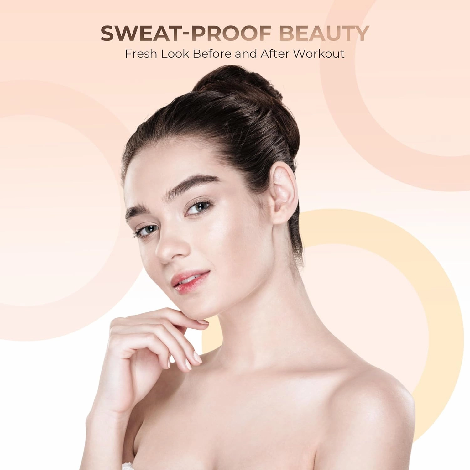 FOUNDATION with FLAWLESS FACE BRUSH Mineral Makeup (LIGHT) Matte Natural Loose Powder Bare Skin Cosmetics Full Coverage Long Lasting All Skin Types SPF 18