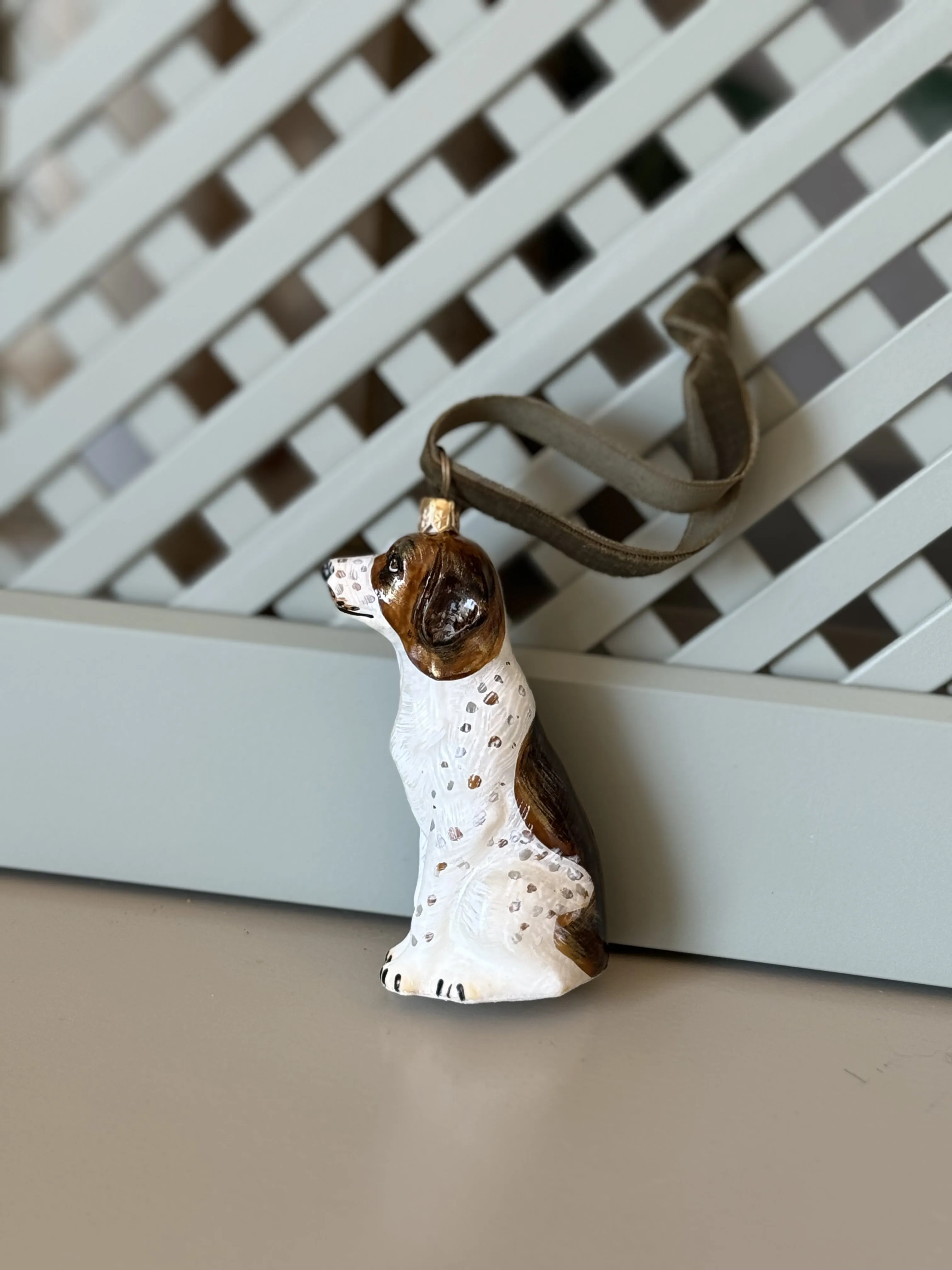 Foxhound, Hand Painted Collectible