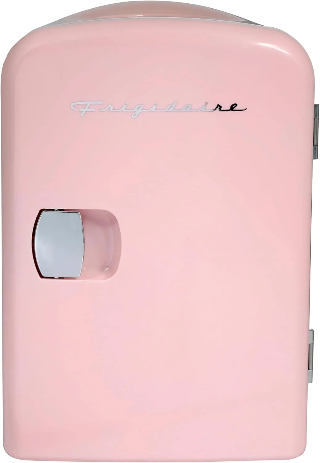 Frigidaire Mini Portable Compact Personal Fridge Cools & Heats, 4 Liter Capacity Chills Six 12 oz Cans, 100% Freon-Free & Eco Friendly, Includes Plugs for Home Outlet & 12V Car Charger - Pink