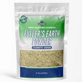 Fuller's Earth Powder - 12.34 Oz (350g) - Premium Cosmetic Grade Multani Mitti Clay for Face Masks and Skincare - Bulk Packaging for DIY Beauty Treatments