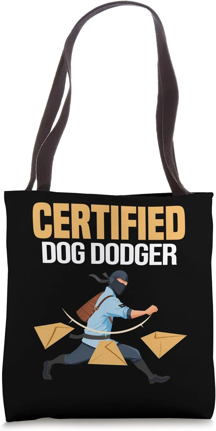 Funny Postman Mail Carrier Postal Worker Art Tote Bag