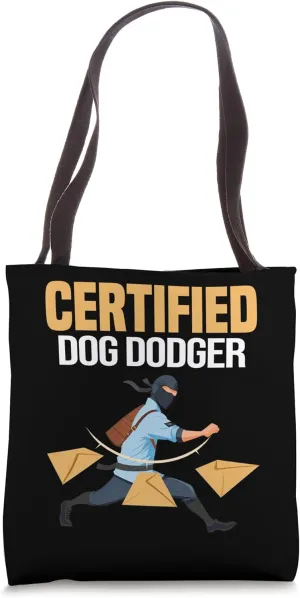 Funny Postman Mail Carrier Postal Worker Art Tote Bag