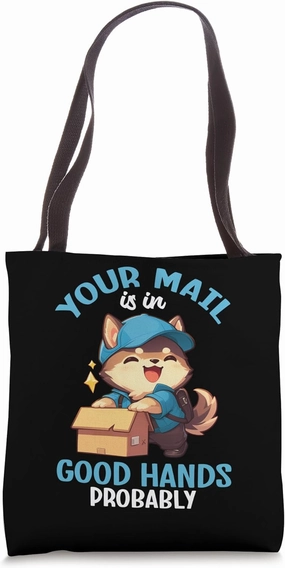 Funny Postman Mailman Postal Worker Mail Carrier Tote Bag
