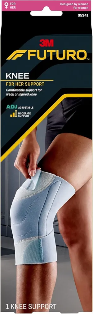 Futuro - 95341EN FUTURO For Her Knee Support, One Size Gray