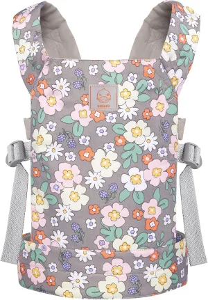 GAGAKU Baby Doll Carrier, Kids Doll Carrier Reborn Baby Doll Carrier with Adjustable Straps, Baby Doll Accessories - Gray (Grape Hyacinth)