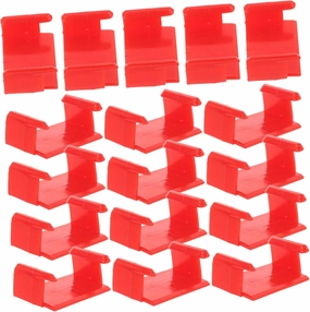 Gatuida The Train Track Set Accessory 20pcs Plastic Train Track Clips for Boys and Girls o Gauge