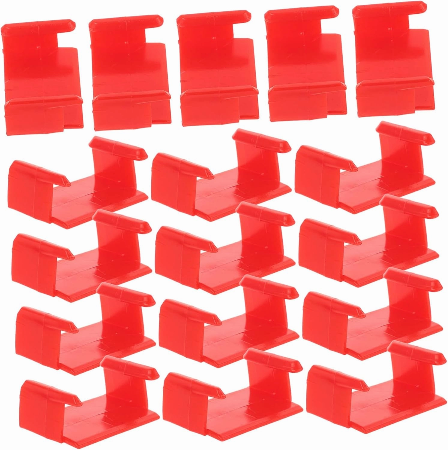 Gatuida The Train Track Set Accessory 20pcs Plastic Train Track Clips for Boys and Girls o Gauge