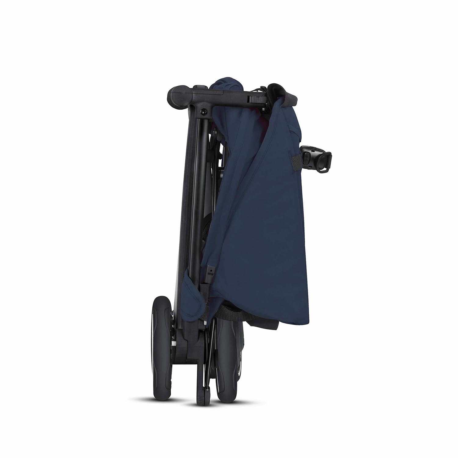 gb Pockit  All City, Ultra Compact Lightweight Travel Stroller with Front Wheel Suspension, Full Canopy, and Reclining Seat in Night Blue