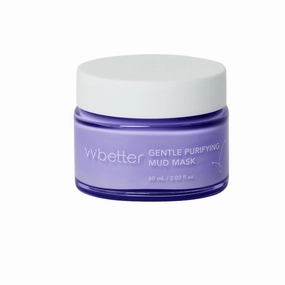 Gentle Purifying Mud Mask - Bentonite and Kaolin Clay Mask for Blackheads and Pores - Mineral Detox Korean Skincare for Glowing and Balanced Skin - For All Skin Types - 2.02 Ounces