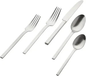 Godinger Flatware Set Matte Cutlery - 20 Piece Set