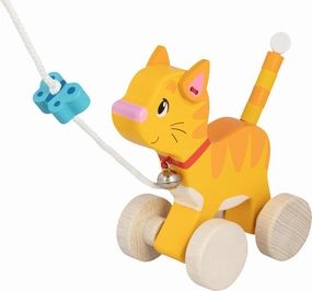 Goki 54896 Cat Drag Baby Balls, Multi-Coloured (Multi-Coloured)