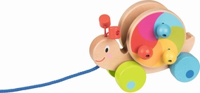 Goki 54900 Snail Drag Baby Balls, Multi-Coloured (Multi-Coloured)