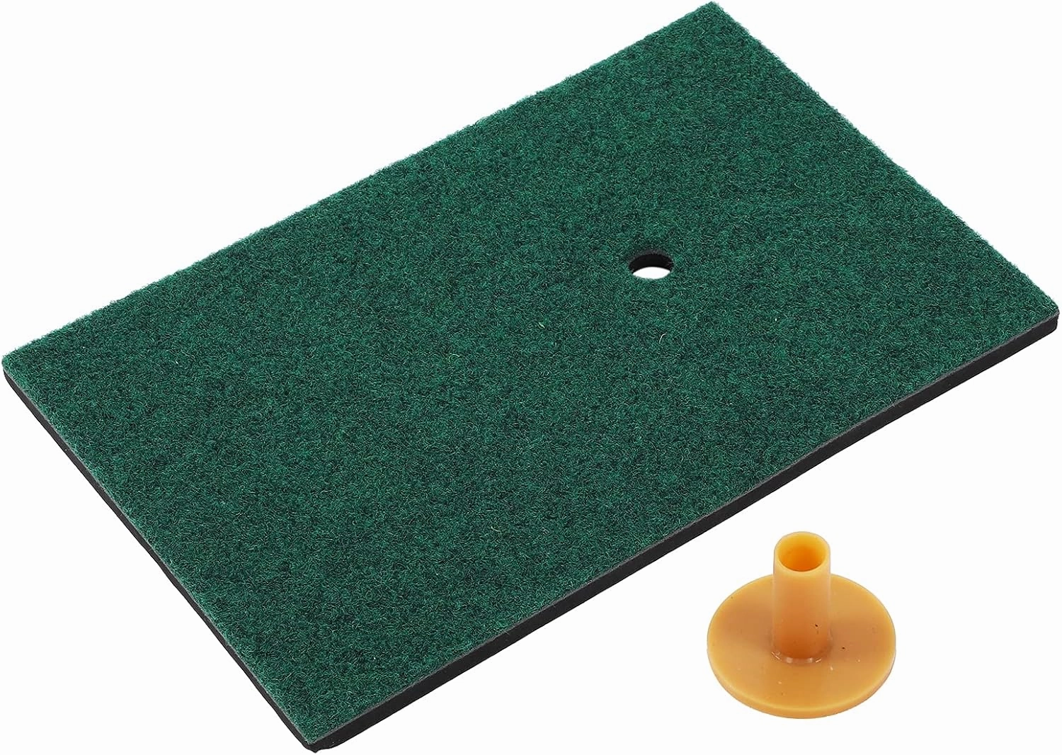 Golf Hitting Mats, 11.8“ X 7.9“ X 0.6“ Indoor Golf Hitting Mat Artificial Turf Mat Golf Artificial Lawn Grass with Tee for Indoor/Outdoor Practice
