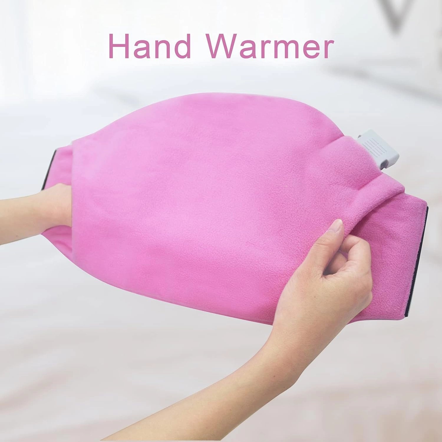 GOQOTOMO Wrapping Heating Pad Pocket Design for Lumbar & Abdominal Relief, Electric Heated Back Wrap with Strap with Auto-Off, 3 Heat Settings for Shoulders, Joints, Back, Waist, Leg-Pink