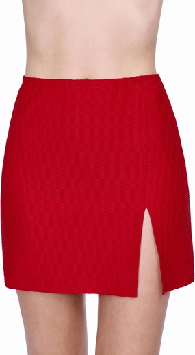 Gottex Harbourside Women’s Textured Pull on Mini Skirt Swimsuit Cover Up Beachwear Essential