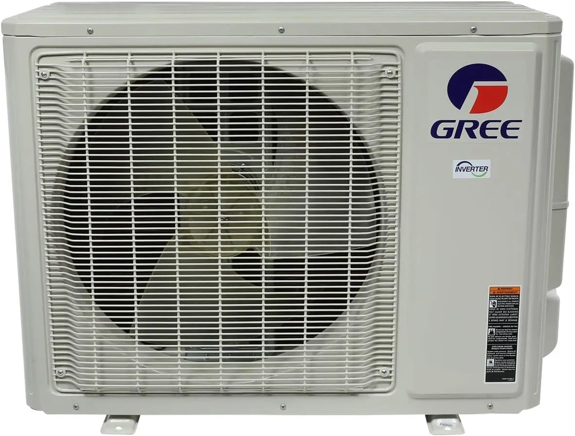 Gree 30,000 BTU Multi21  Dual-Zone Floor Console Mini Split Air Conditioner Heat Pump 208/230V SEER 21 (9-12)