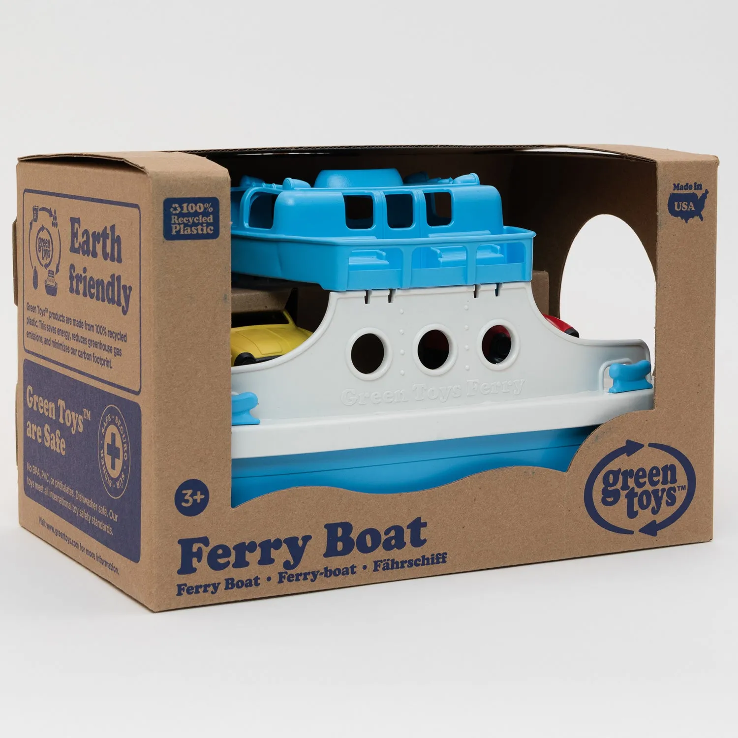 Green Toys Ferry Boat With Cars