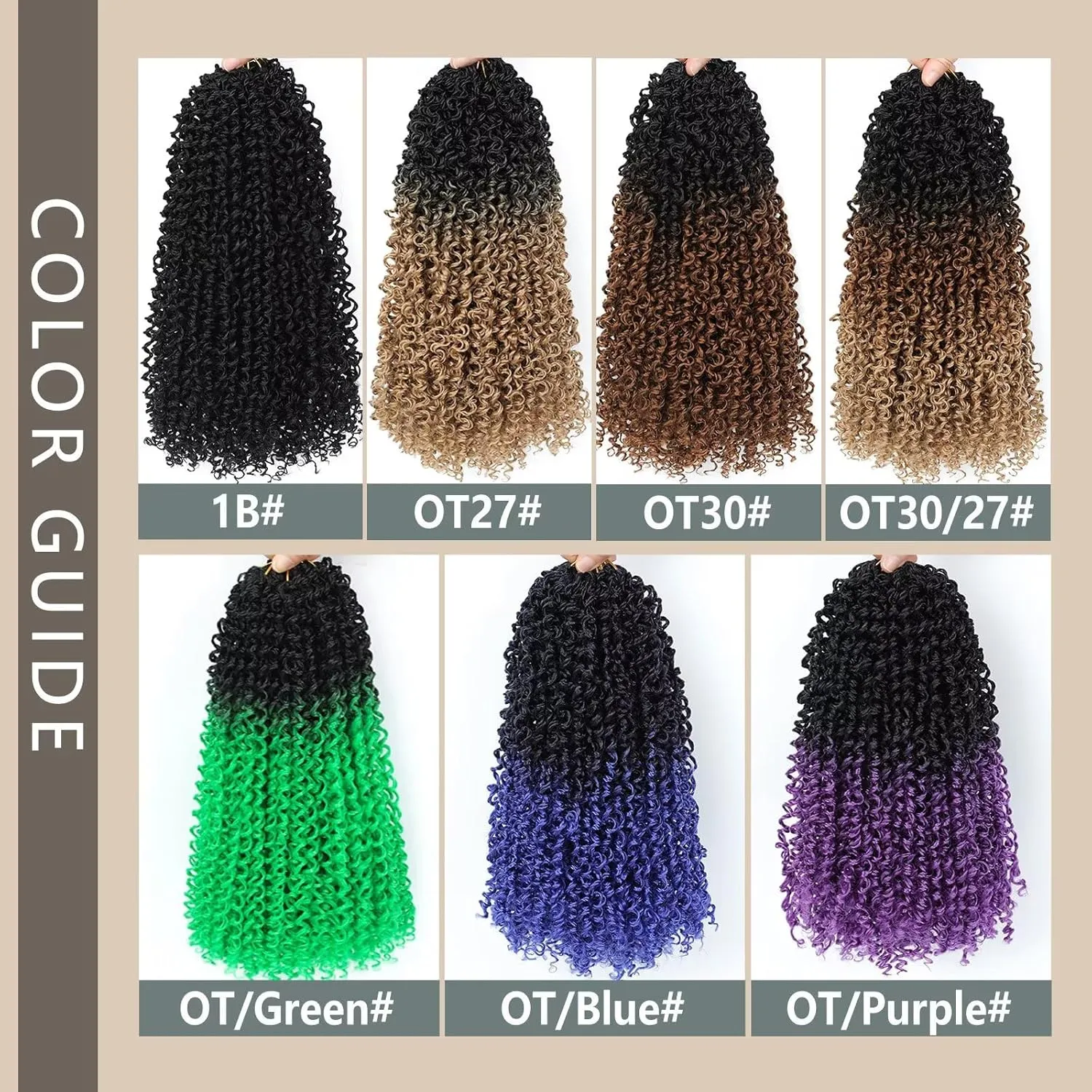 Green Yanky Twist Crochet Hair Pre-looped 8Packs 12inch Pre-twisted Spring Mini Twist Crochet Braid Mini Senegalese Twist Braids Crochet Hair for Black Women #OT/Green