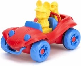 Green Toys Disney Baby Mickey Mouse Push Toy - Pretend Play, Motor Skills, Kids Toy Vehicle. Safe for Babies and Toddlers. No BPA, phthalates, PVC. Dishwasher Safe, Recycled Plastic, Made in USA.