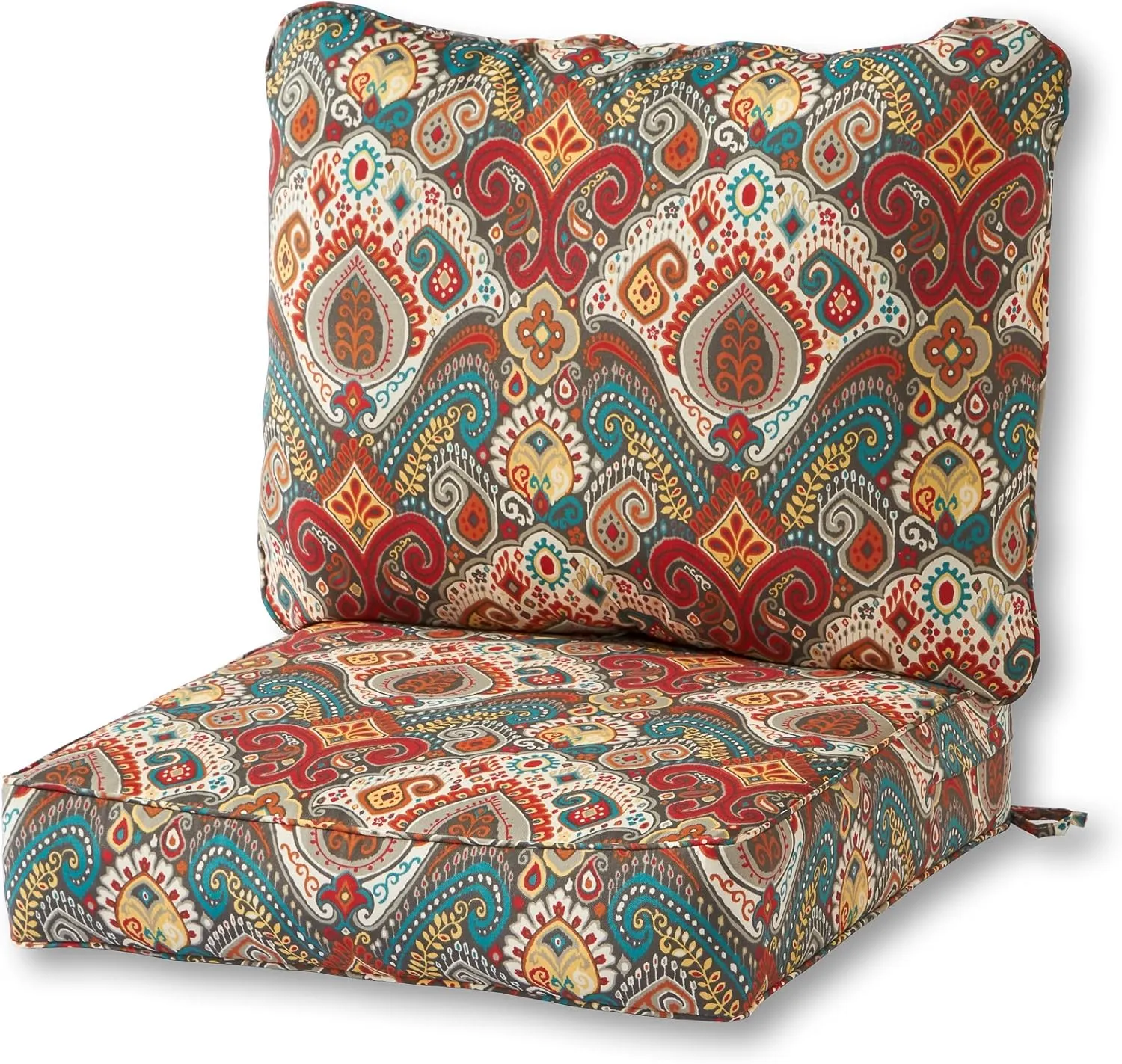 Greendale Home Fashions 2-Piece Outdoor Deep Seat Cushion Set, Painted Desert