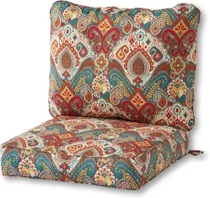Greendale Home Fashions 2-Piece Outdoor Deep Seat Cushion Set, Painted Desert