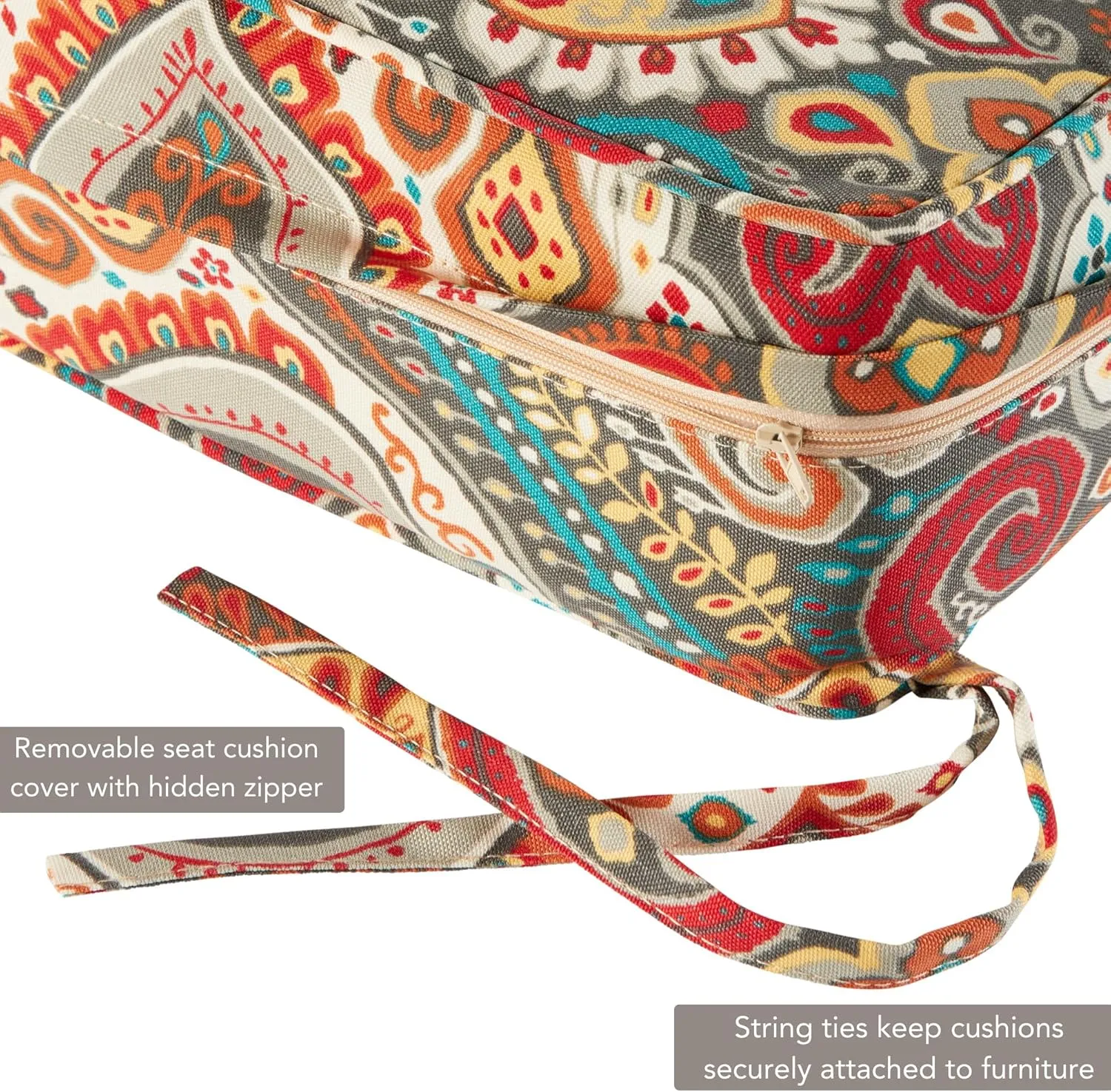 Greendale Home Fashions 2-Piece Outdoor Deep Seat Cushion Set, Painted Desert