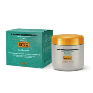 GUAM Anti-cellulite Mud COLD FORMULA, Seaweed Body Wrap for Cellulite, Skin Tightening Clay for Body Cellulite and Leg Swelling, Lymphatic Drainage | Cellulite Removal Treatment (1.1 LB)