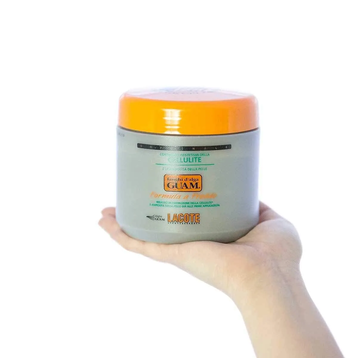 GUAM Anti-cellulite Mud COLD FORMULA, Seaweed Body Wrap for Cellulite, Skin Tightening Clay for Body Cellulite and Leg Swelling, Lymphatic Drainage | Cellulite Removal Treatment (1.1 LB)