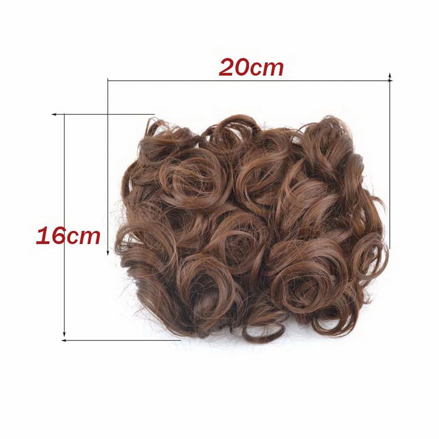Hair Bun， Messy Bun Hair Piece Curly Hair Bun Extensions Updo Chignon Hairpiece(1#)