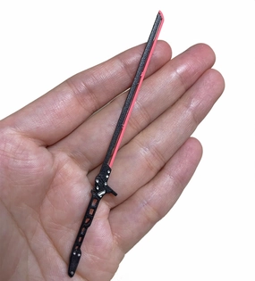 Hand-Painted 1/12 Cyberpunk Red Sword Weapon Model for Upgrade 6" Action Figure Accessory