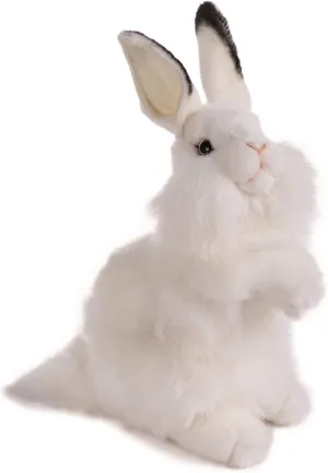 Hansa Rabbit Plush Animal Toy, 13", White