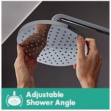 hansgrohe Vernis Blend Shower Set 1.75 GPM, 1-Spray Full Shower Trim Kit in Chrome, 04953000