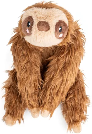 Happy Fuel Sloth Microwavable 1.5 lbs Unscented Heating Pad for Women & Kids - Cute Soft Cozy Pillow Plush Heatable Warm Stuffed Animals - Kawaii Hot & Cold Plushie Toy - Sloth Gifts for Girls & Boys