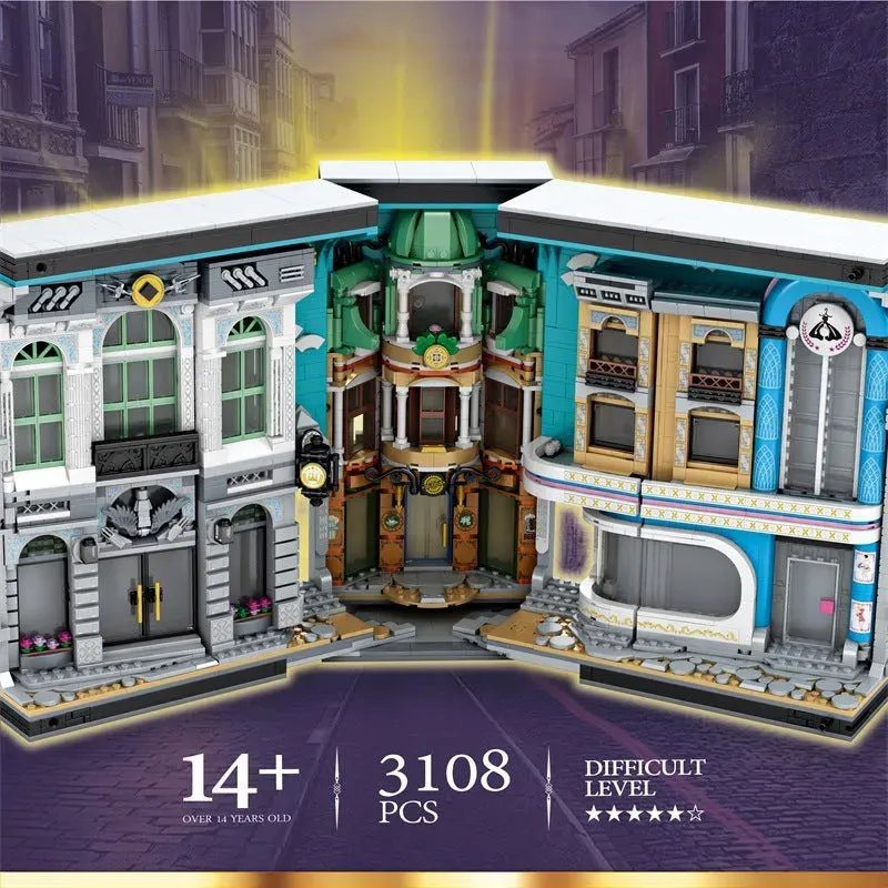 Harry Potter Streetscape Book of Architecture Bricks Toy