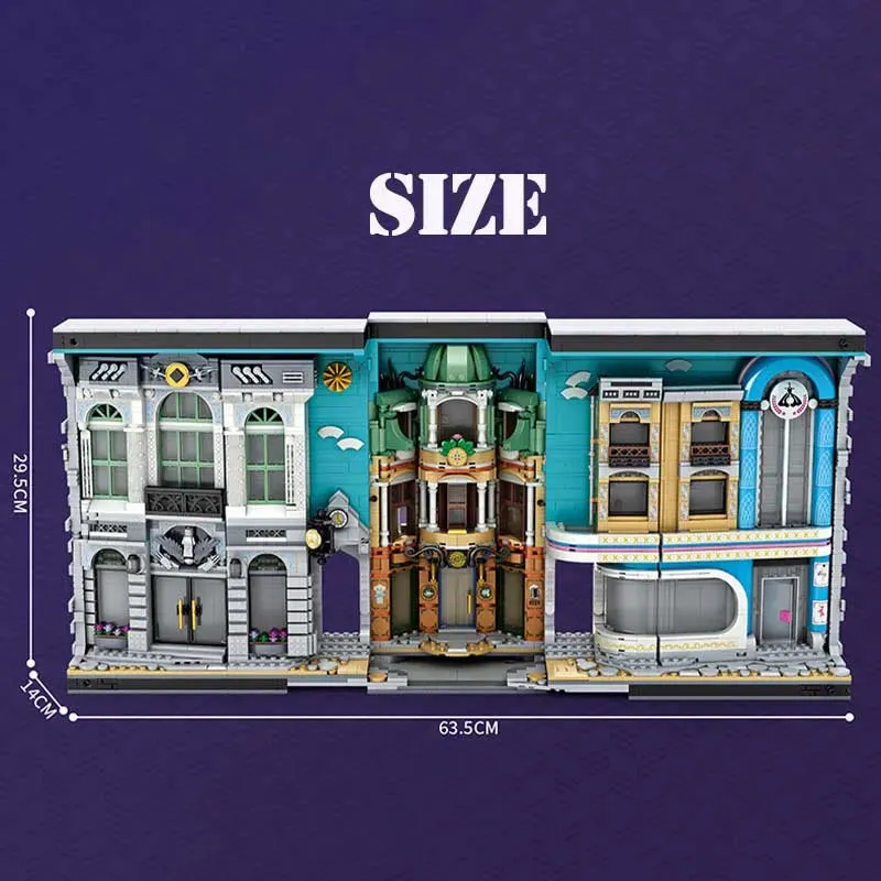 Harry Potter Streetscape Book of Architecture Bricks Toy