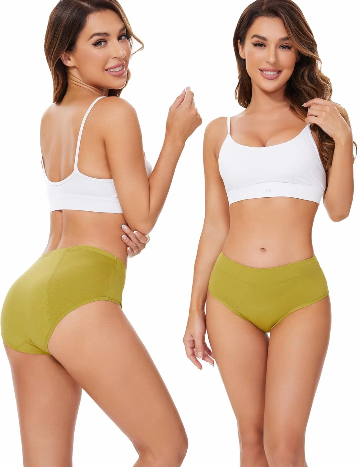 HATSURE Period Underwear for Women Leak Proof Cotton Overnight Menstrual Panties Briefs (Multipack)