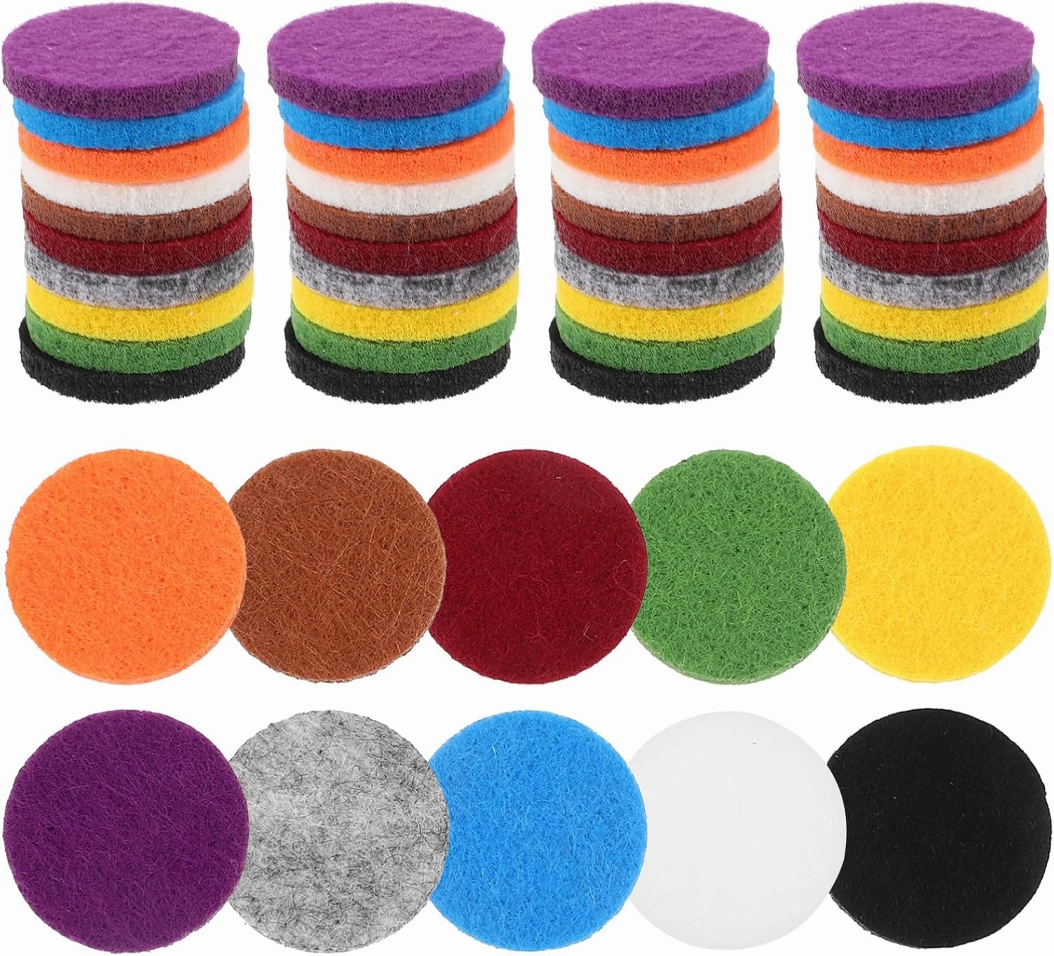 Hemoton Sets Cotton Pad Essential Oil Pad Pendant Liner Soft and Comfortable for Pendants Pcs