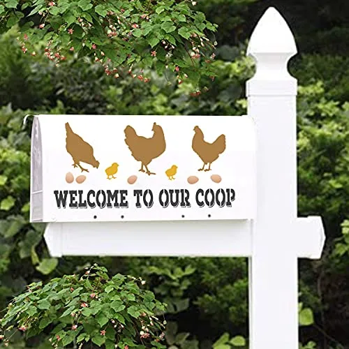 Hen Chicken Farmhouse Stencils, 4 Pcs Farm Eggs Hen Chicken Farmhouse Rustic Farmhouse Reusable Stencil for Painting on Wood Fabric Wall Furniture