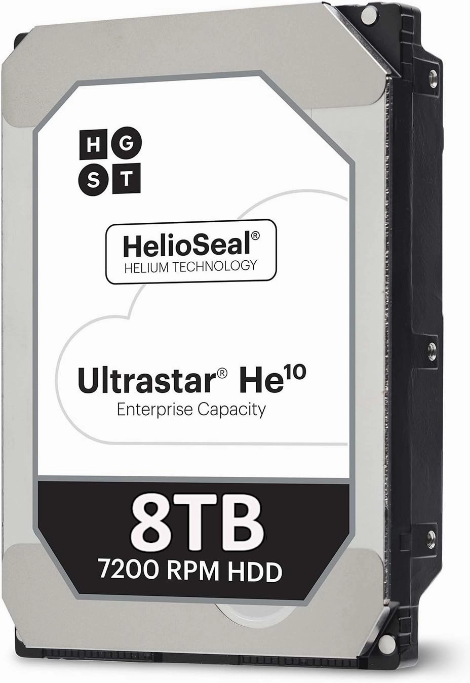 HGST Ultrastar He10 | HUH721008AL4200 | 0F27406 | 8TB 7200 RPM 256MB Cache SAS 12Gb/s 3.5" Inch | 4Kn | Instant Secure Erase | Helium Platform Enterprise Hard Disk Drives