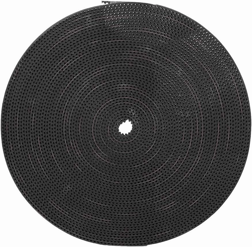 High Precision 10M GT2 Timing Belt System Smooth Teeth for RepRap Testing with 20-tooth 5mm GT2 Pulleys and Wrenches, Suitable for 3D Printer Assembly Aluminum Silver