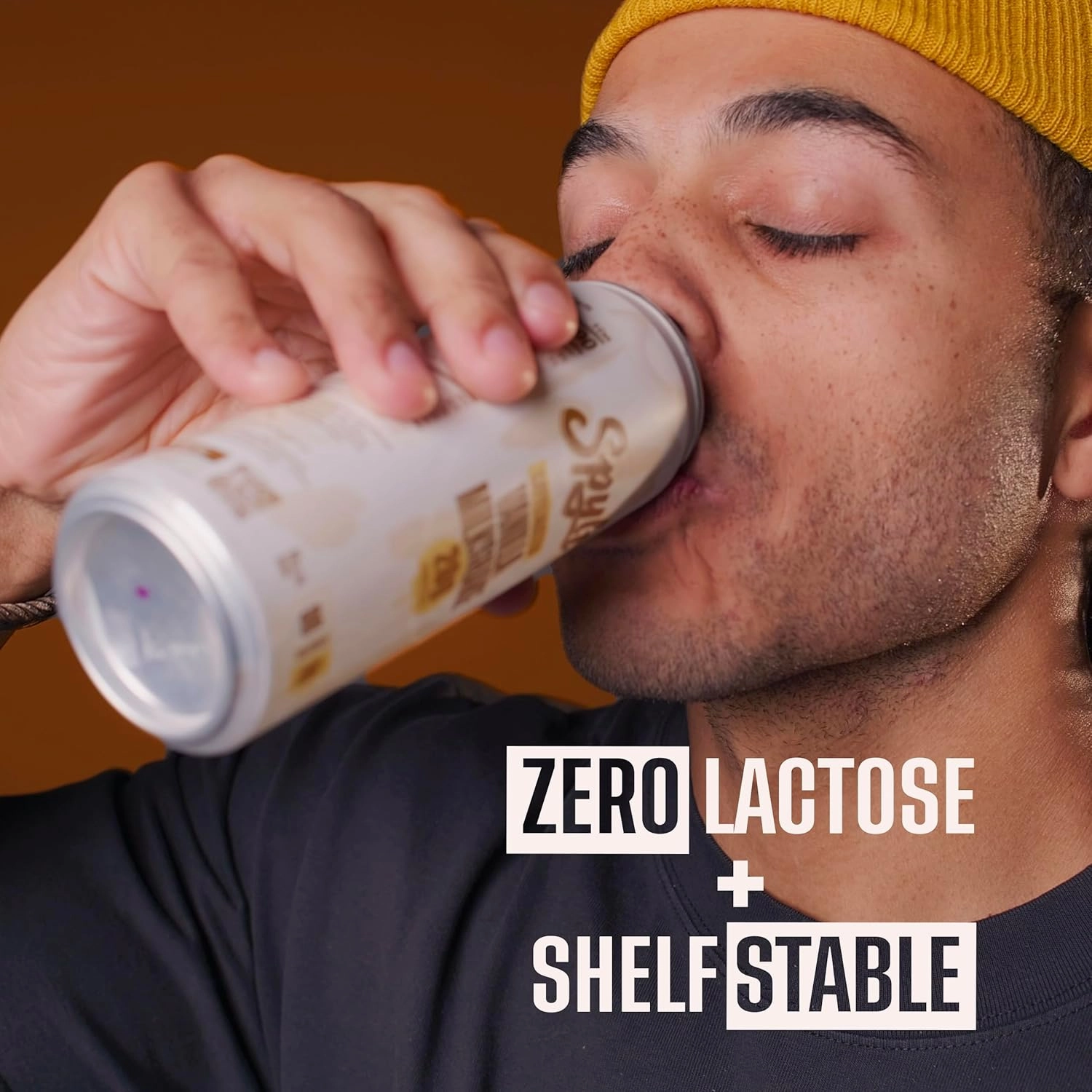 High Protein Vanilla Milkshake with 60mg Caffeine & 20g Protein - 90 Calories, Ready to Drink, Sugar Free, Lactose Free Milk, Perfect for Workout Recovery & Afternoon Pick Me Up - 12 Count
