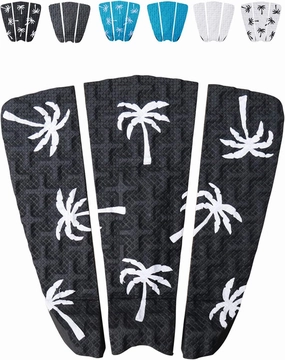 Ho Stevie! Premium Surfboard Traction Pad [Choose Color] 3 Piece, Full Size, Maximum Grip, 3M Adhesive, for Surfing or Skimboarding